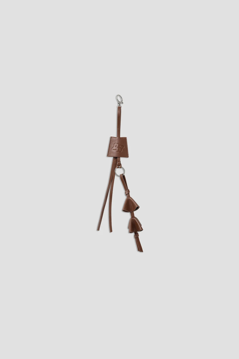 Munthe Lumut Leather Keychain - Brown