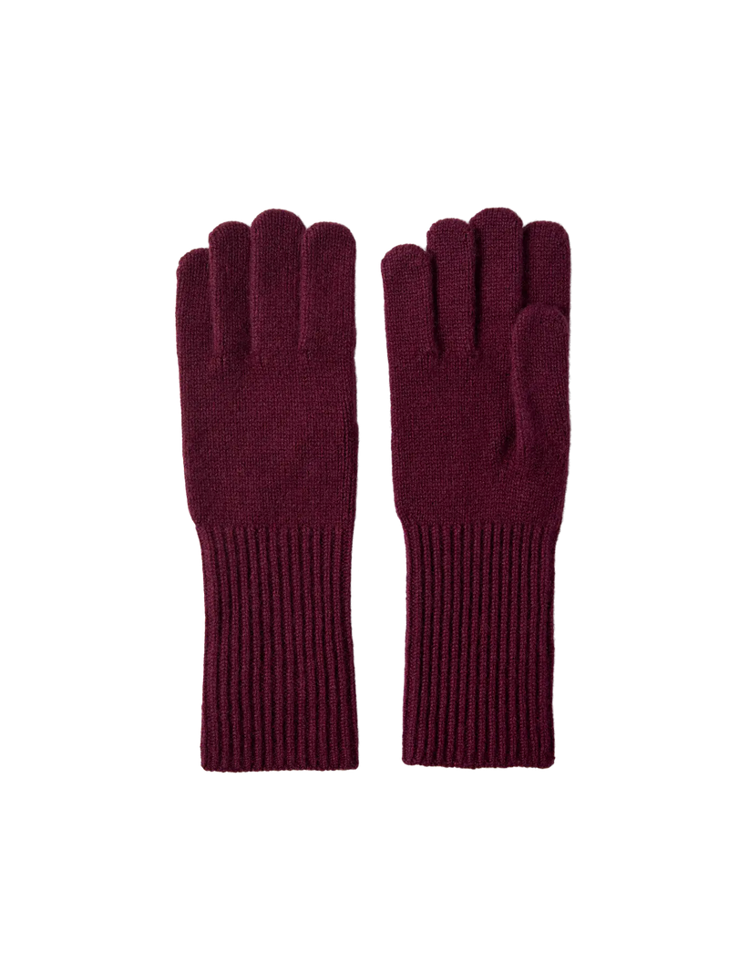 Selected Cille Cashmere Blend Gloves - Fig