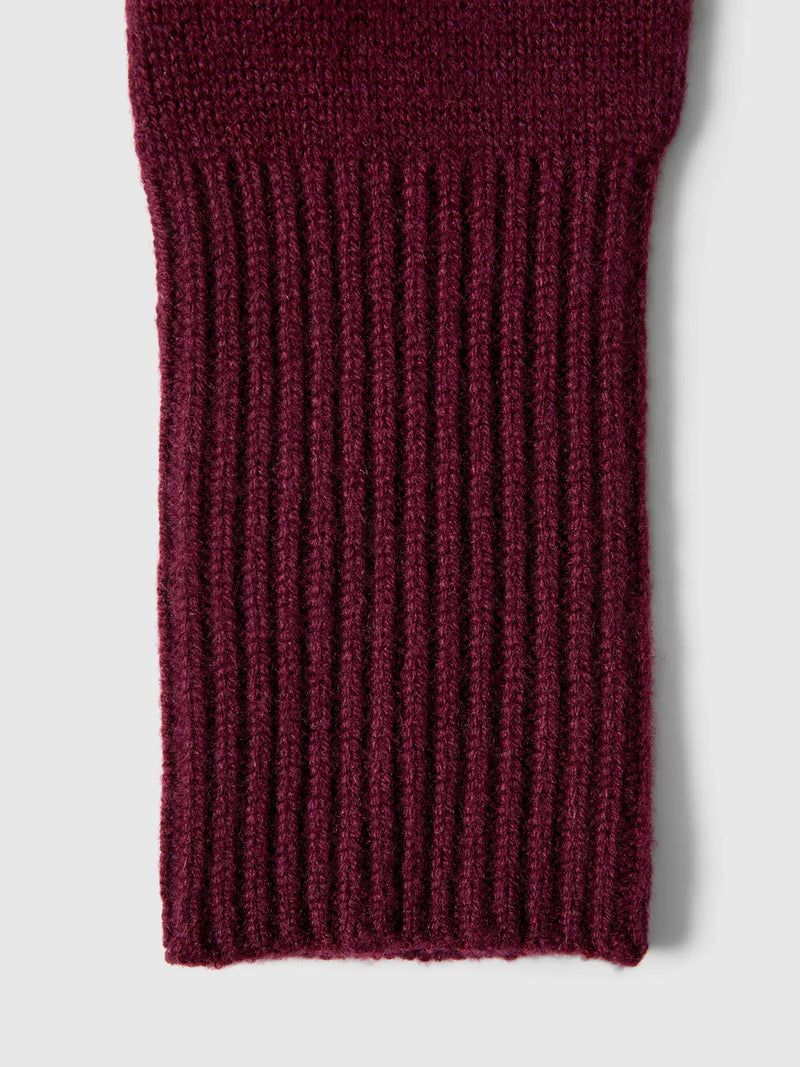 Selected Cille Cashmere Blend Gloves - Fig
