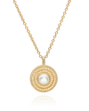 Anna Beck White Pearl Pendant - Gold