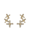 Caroline Svedbom Multi Star Cuff Earrings Gold - Crystal