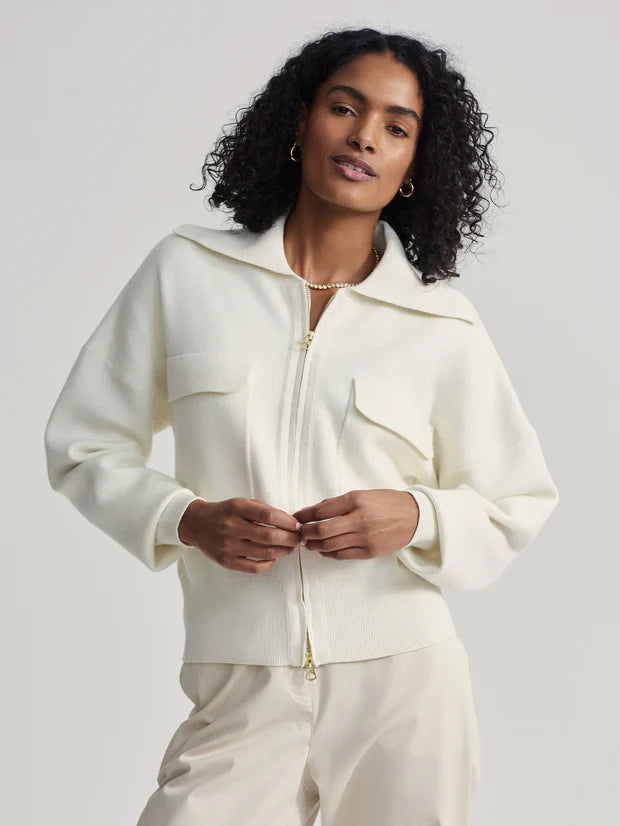 Varley Felise Relaxed Knit - Egret