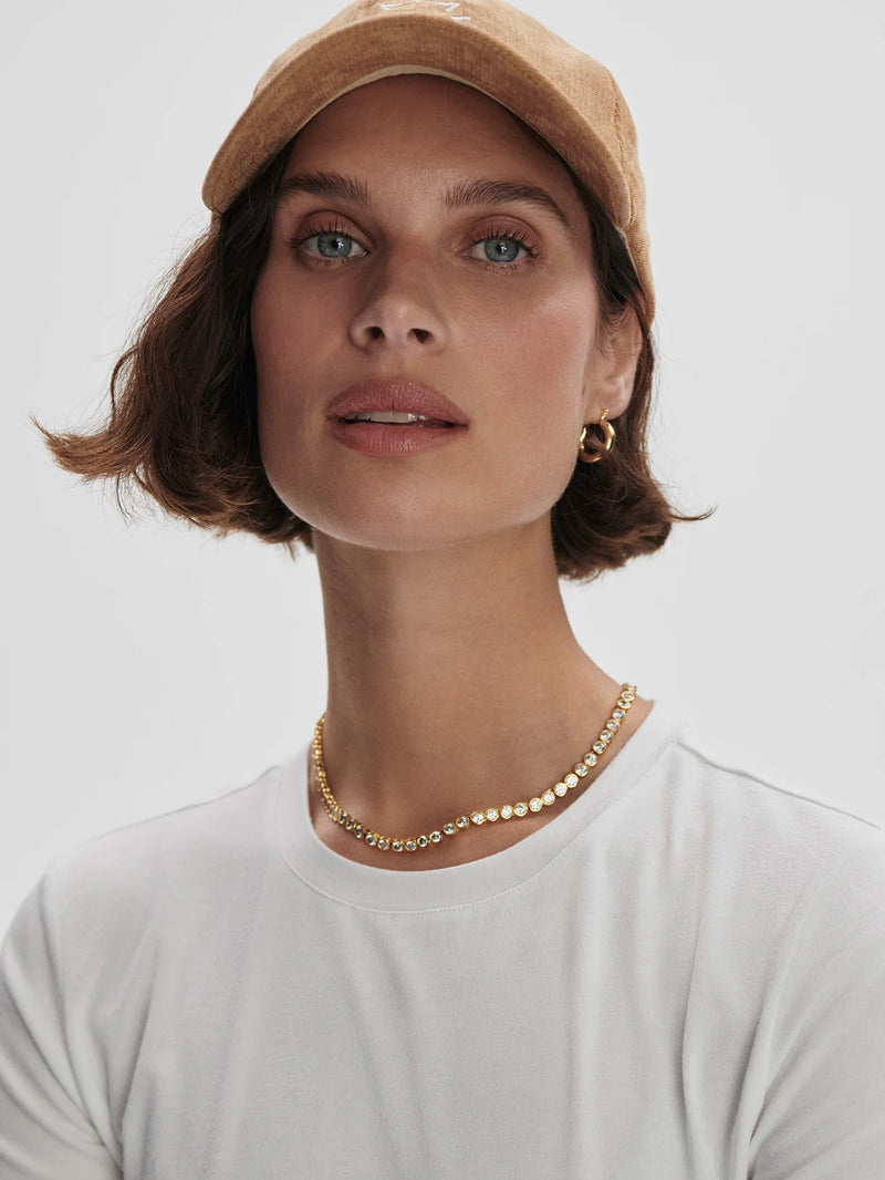 Varley Regina Fitted Tee - White