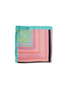 Black Colour Romina Mini Scarf - Green Multi