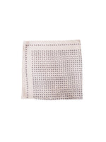 Black Colour Meira Mini Scarf - Cream