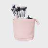 Donna May London Stand & Store Makeup Brush Case - Pink Adjustable & Travel-Friendly