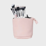 Donna May London Stand & Store Makeup Brush Case - Pink Adjustable & Travel-Friendly