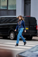 Moliin Regina Knitted Jacket - Evening Blue