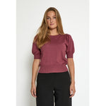 Minus Liva Knit Tee - Roan Rouge