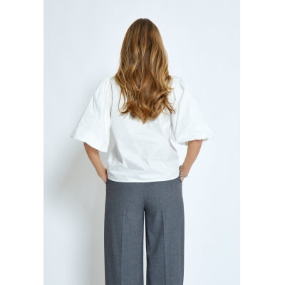 Minus Joa Short Sleeve Blouse - Cloud Dancer
