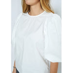 Minus Joa Short Sleeve Blouse - Cloud Dancer