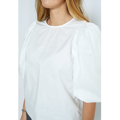 Minus Joa Short Sleeve Blouse - Cloud Dancer