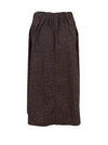 Black Colour Abbie Skirt - Coffee Leo