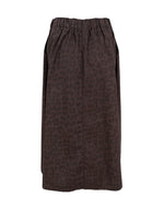Black Colour Abbie Skirt - Coffee Leo