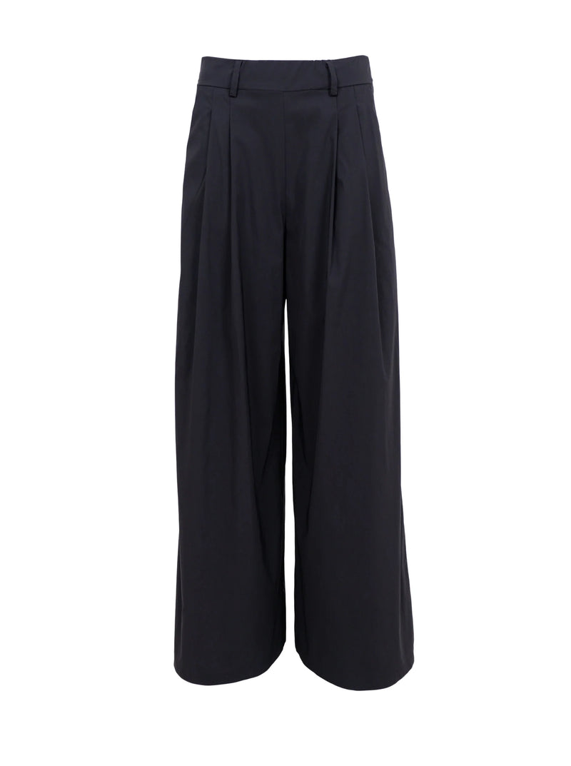 Black Colour Davina Wide Leg Pant - Black