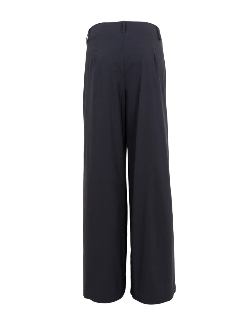 Black Colour Davina Wide Leg Pant - Black