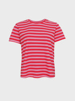 Black Colour Maisy T-Shirt - Red / Pink