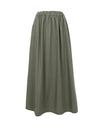 Black Colour Abbie Skirt - Khaki