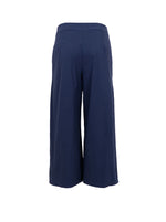 Black Colour Davina Culotte Pant - Navy