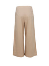 Black Colour Davina Culotte Pant - Sand