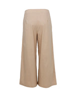 Black Colour Davina Culotte Pant - Sand