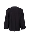Black Colour Luisa Blouse - Black