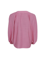 Black Colour Luisa Raglan Blouse - Soft Pink