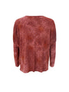 Black Colour Tessa Long Sleeve Top - Plum