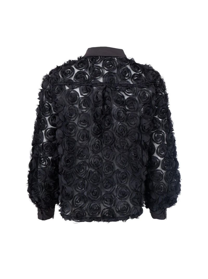 Black Colour Chiara Shirt - Black