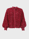 Black Colour Chiara Shirt - Wine