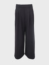 Black Colour Davi Wide Leg Trouser - Black