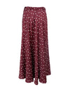 Black Valery Polka Dot Skirt - Plum