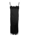 Black Colour Evie Lace Strap Dress - Black
