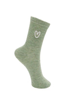Black Colour Soul Heart Socks