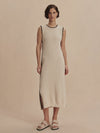 Varley Dwight Tank Knit Dress - Birch