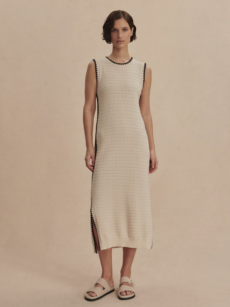Varley Dwight Tank Knit Dress - Birch