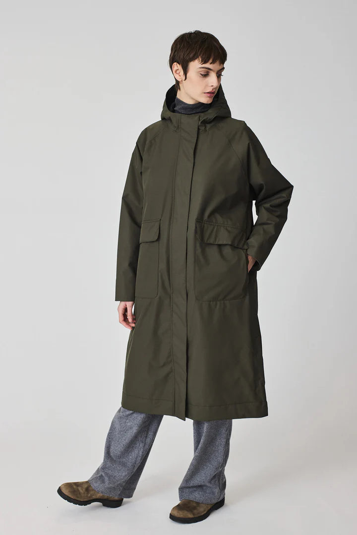 TANTA Torm Trench Coat - Khaki