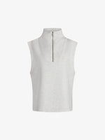 Varley Magnolia Half Zip Tank - Ivory Marl