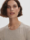 Varley Regina Fitted Tee - Taupe Marl