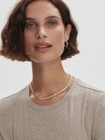 Varley Regina Fitted Tee - Taupe Marl