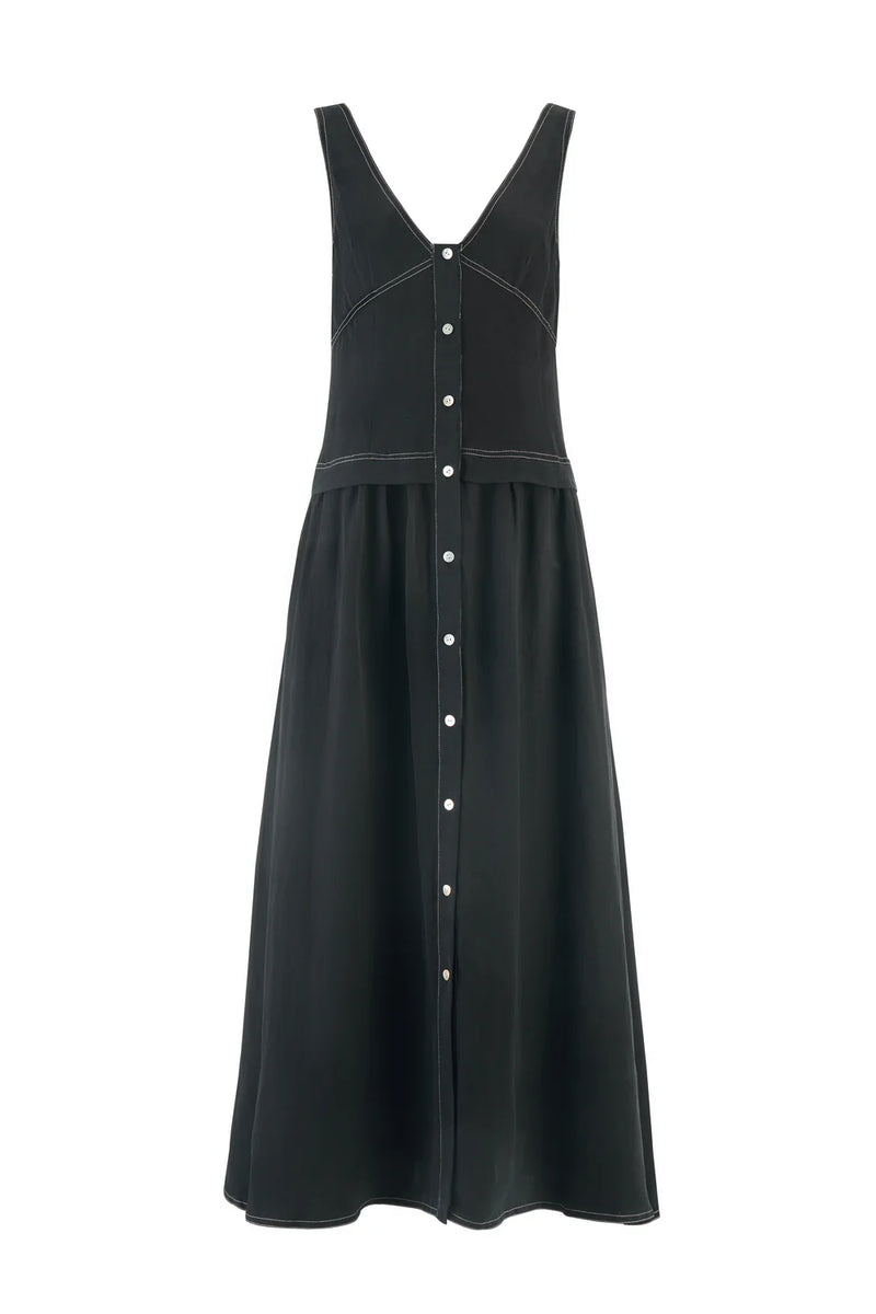 Sancia Elenora Dress - Noir