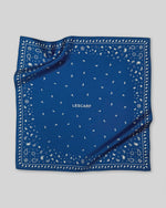 Lescarf Paisley Scarf - Klein Blue