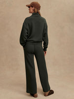 Varley The Wide Leg Pant 30 - Olive Marl