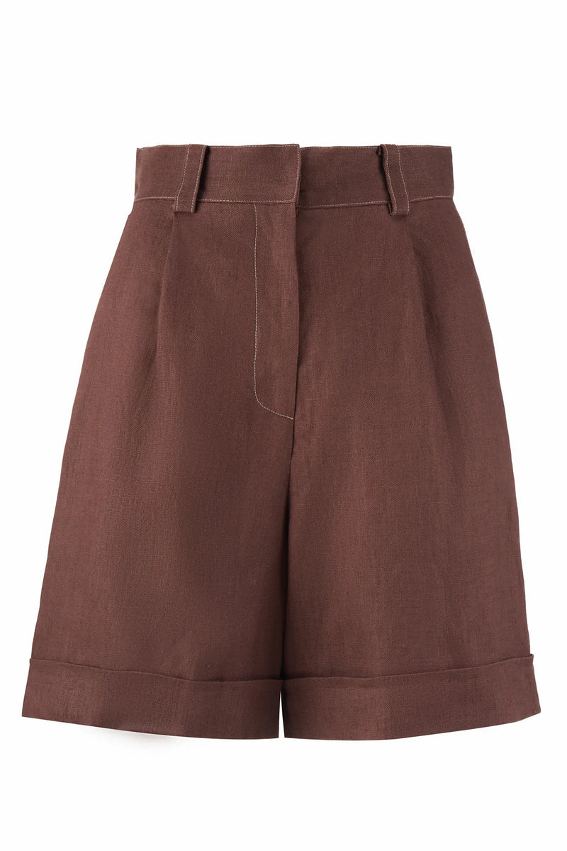 Sancia Delphi Shorts - Cinnamon