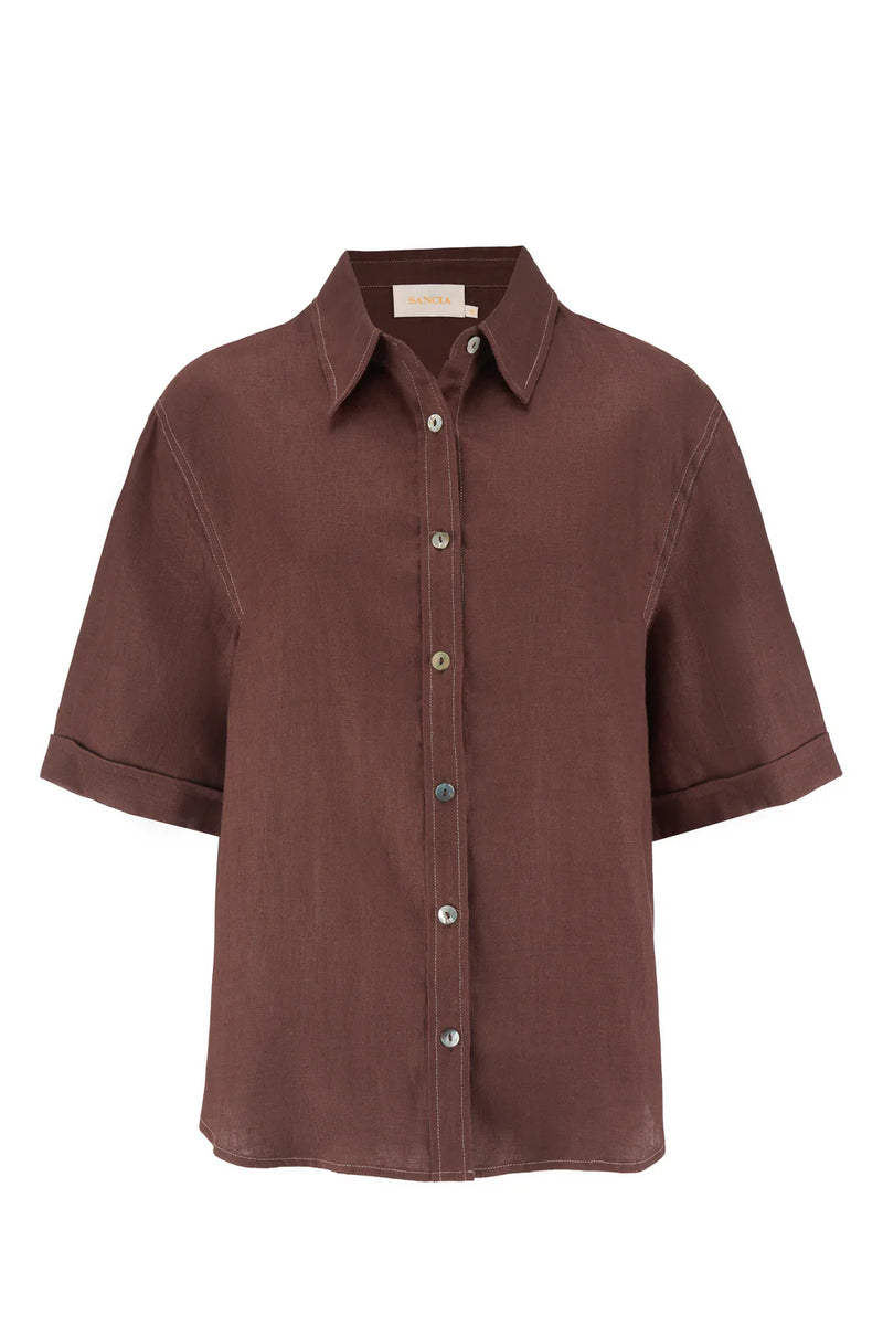 Sancia Priya Shirt - Cinnamon