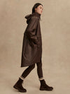 Varley Kirsten Rain Coat - Dark Truffle