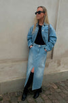 Second Female Dustine Denim Skirt - Denim Blue