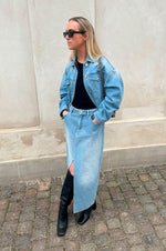 Second Female Dustine Denim Skirt - Denim Blue