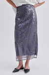 Second Female Vaja Sequin Skirt - Stormy Weather