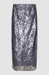 Second Female Vaja Sequin Skirt - Stormy Weather